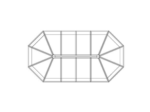 Drawing of Tuck's Octagonal series lantern - The Wissey